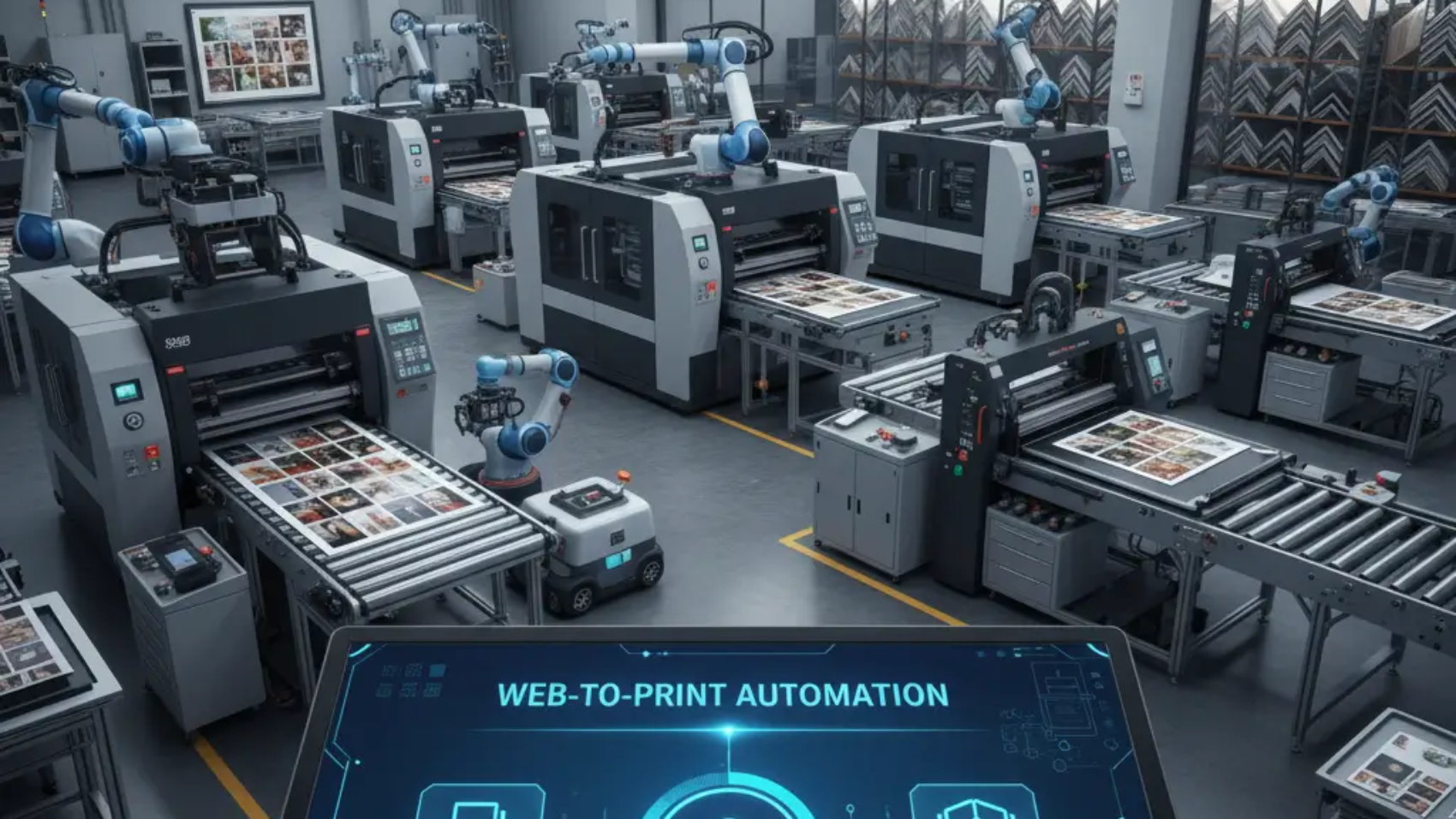 web to print automation