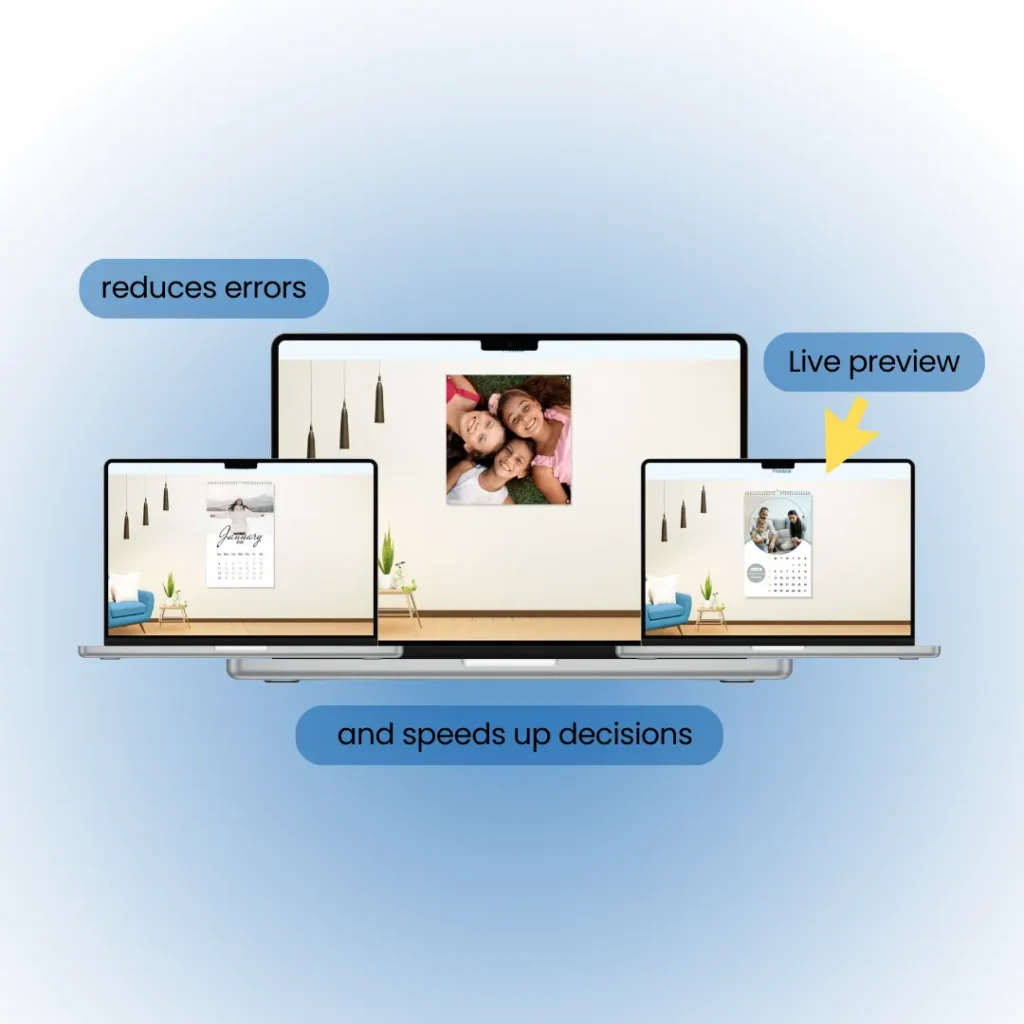 Live Preview in Print Customization for web-to-print editor